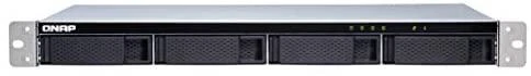 Serveris QNAP TL-R400S saugojimo diskų korpusas 2.5/3.5" HDD / SSD aptvaras Juoda, Pilka