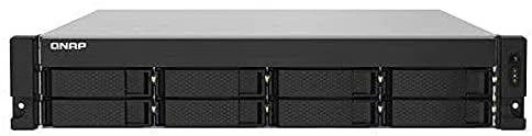 Serveris QNAP | 8 lizdų NAS | TS-832PXU-RP-4G | Iki 8 HDD, karštojo keitimo funkcija | „AnnapurnaLabs Alpine“ | AL324 ARM Cortex-A57 keturių branduolių | Procesoriaus dažnis 1,7 GHz | 4 GB | DDR4