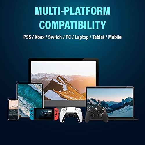 Žaidimų Ausinės QPAD QH700 Juodas (Juodos)