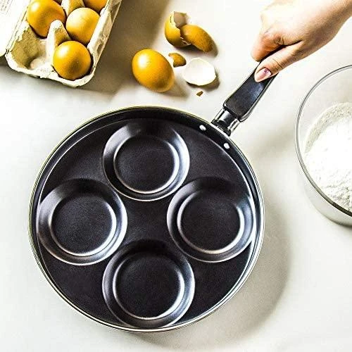 Orion neprideganti keptuvė kiaušiniams 25 cm, 4 formos