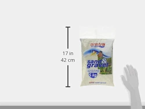 Croci AMTRA smulkus baltas kvarcinis smėlis 0.1-0.7mm 5kg