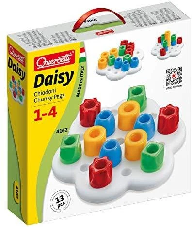 Quercetti Daisy Chunky Pegs Sorter - Edukacinis Žaislas