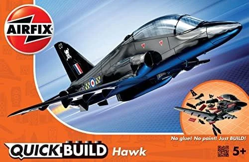 Airfix QUICKBUILD Hawk – surenkamas lėktuvas be klijų ir dažų, 31 det., J6003