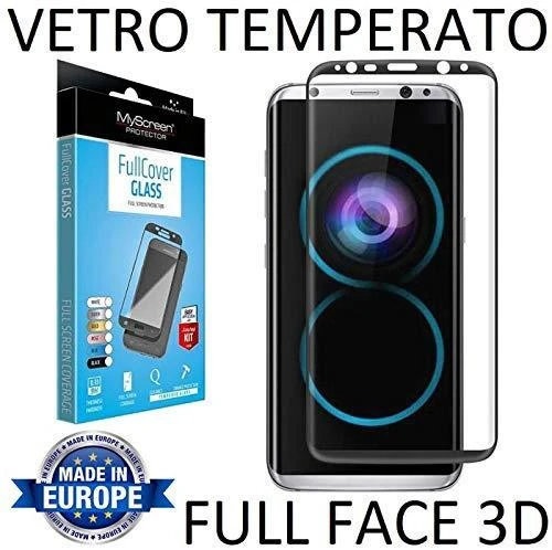 MyScreen MS Diamond Glass Edge 3D SAM G950 S8 su juodos spalvos krašteliu apsauginis stiklas