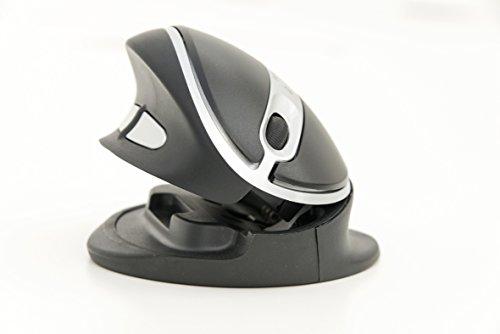 Ergo Finland R-Go Oyster Pelė Wireless - Ambidextrous - RF belaidė - 1200 DPI - Sidabrinis