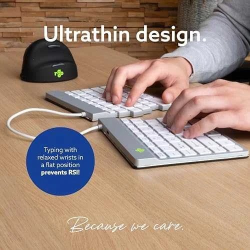 R Go Tools R-GO SPLIT BREAK ERGONOMIŠKAS – klaviatūra QWERTY (JAV) BLUETOOTH W