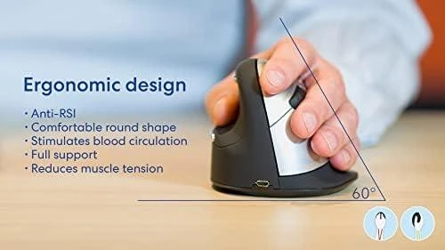R Go Tools ERGONOMIC Pelė LARGE - HAND OVER185MM RIGHTHANDED su laidu