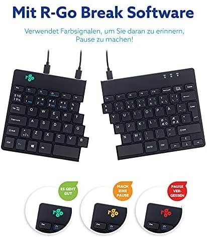 Klaviatūra R-GO Tools Skaidyti klaviatūrą (NORDIC), juoda - RGOSP- NDWIBL