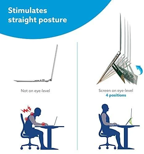 R-Go Tools R-Go Laptopständer 10"-22" Max.5KG Riser juodas