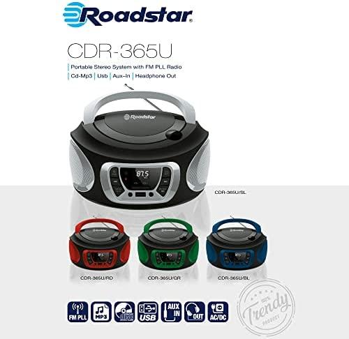 Grotuvas CD/MP3 Roadstar CDR-365U/SL