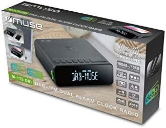 Muse Mūza | DAB+/FM RDS radijas | M-175 DBI | Signalizacijos funkcija | AUX į | Juodas