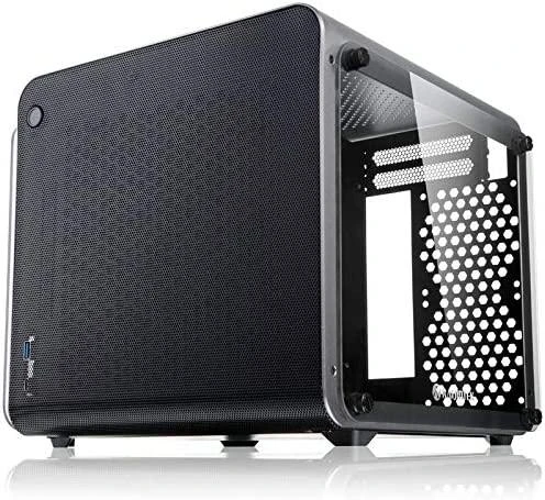 Raijintek METIS EVO TG Mini-ITX dėklas, grūdintas stiklas - sidabras