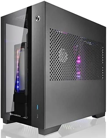 Raijintek PAEAN MINI Mini-ITX dėklas, grūdintas stiklas - juodas