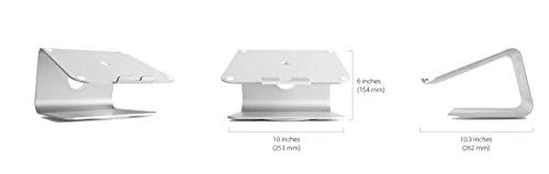 Carruzzo Rain Design mStand 360 Nešiojamojo kompiuterio stovas Sidabras 38,1 cm (15″)