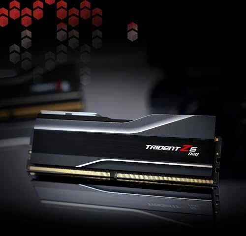 RAM G.Skill | Trident Z5 Neo | 64 Kit (32GBx2) GB | DDR5 | 6000 MHz | PC/serveris | Registered No | ECC No