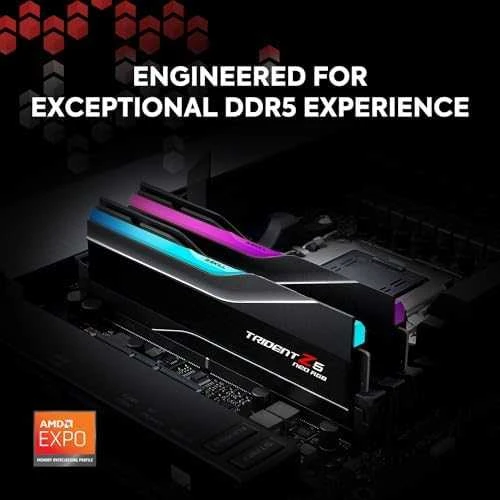 Vidinė PC atmintis (RAM)  G.Skill Trident Z5 Neo RGB 32 GB, DDR5, 6000 MHz, PC/serveris, Registered No, ECC No, 2x16 GB