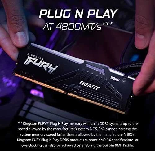 Kingston FURY Beast DDR5 atmintis rankose