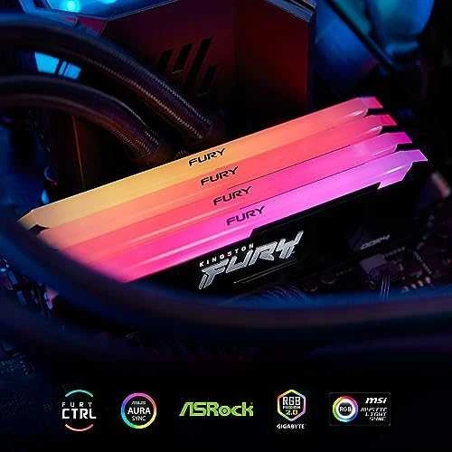 Kingston Fury Beast RAM su RGB apšvietimu