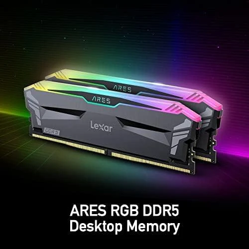 RAM Lexar | ARES RGB | 32 rinkinių rinkinys (16 GB x 2) GB | DDR5 | 6400 MHz | PC/serveris | Registracijos Nr. | ECC Taip