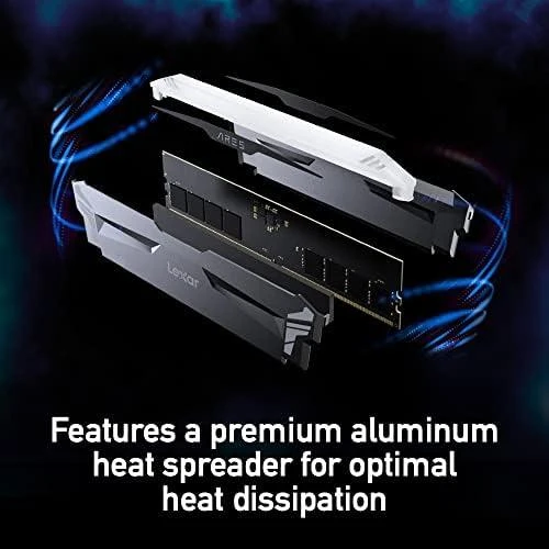 RAM Lexar | ARES RGB | 32 rinkinių rinkinys (16 GB x 2) GB | DDR5 | 6400 MHz | PC/serveris | Registracijos Nr. | ECC Taip