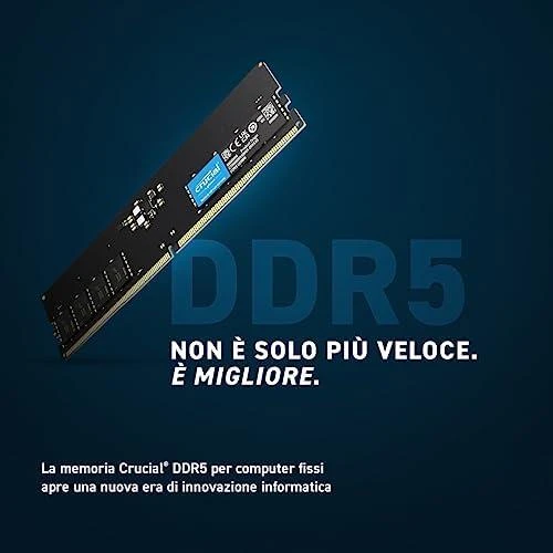 RAM Crucial 32GB DDR5-5600 UDIMM CL46 (16Gbit)