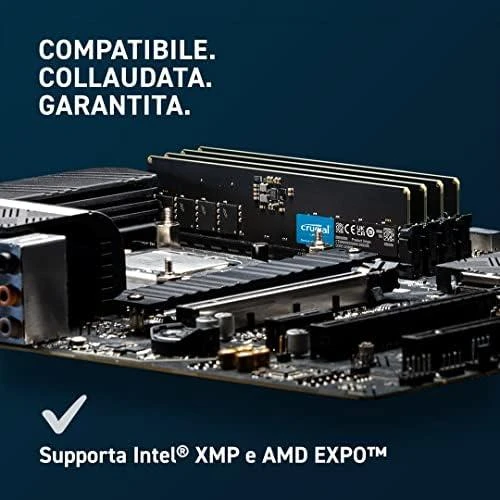 RAM Crucial 32GB DDR5-5600 UDIMM CL46 (16Gbit)
