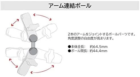 Ram Mounts Tvirtinamas UNPKD RAM DOUBLE 1" RUTUULIO ADAPTERIS