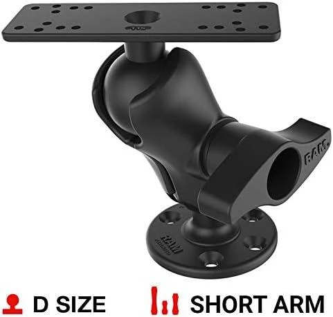 Ram Mounts RAM 6.25X2 PLOKŠTELĖ WD BALL TRUMPOS RANKOS PAGRINDAS