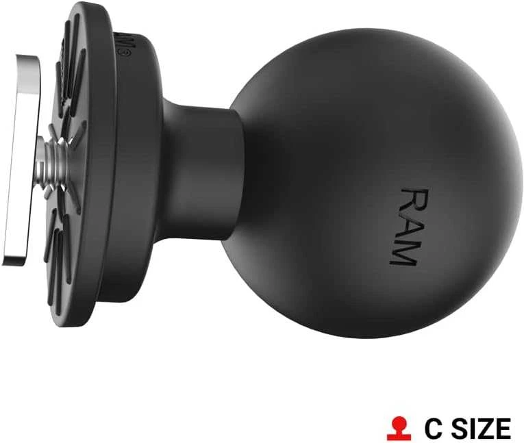 Ram Mounts RAM 1,5" vikšrinis rutulys SU T-VARŽTO PRIJUNGIMU