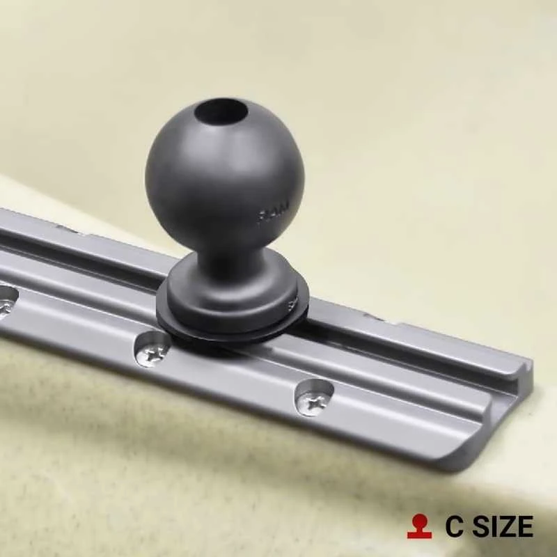 Ram Mounts RAM 1,5" vikšrinis rutulys SU T-VARŽTO PRIJUNGIMU