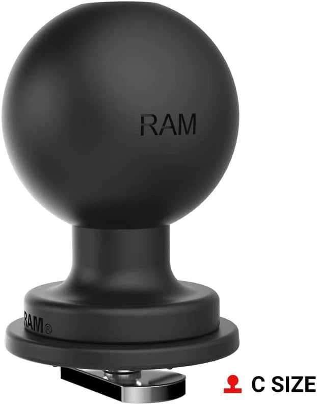 Ram Mounts RAM 1,5" vikšrinis rutulys SU T-VARŽTO PRIJUNGIMU