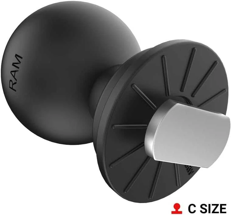 Ram Mounts RAM 1,5" vikšrinis rutulys SU T-VARŽTO PRIJUNGIMU