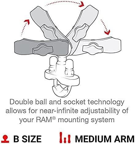 Ram Mounts Ram Montuoja RAM RAIL U-BOLT MOUNT UNIVERSALUS RAM X-GRIP