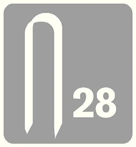 Kabių pistoletas R28E kabelis iki 4,5mm. Nr 28 kabės PRO, Rapid