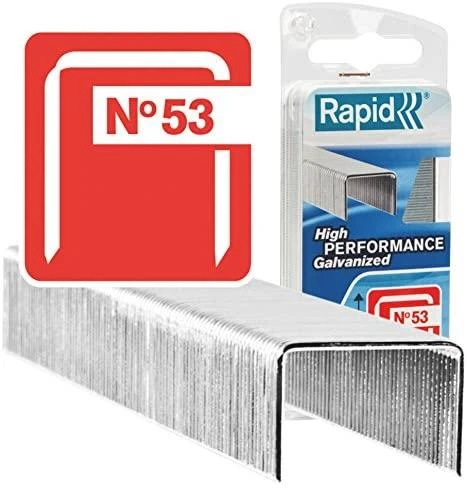 Rapid Kabės Nr53 10mm 1080 vnt plastikinė dėžutė