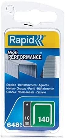 Rapid Kabės Nr140 10mm 650 vnt plastikinė dėžutė