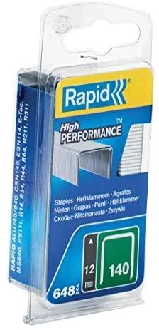Rapid Kabės Nr140 12mm 650 vnt plastikinė dėžutė