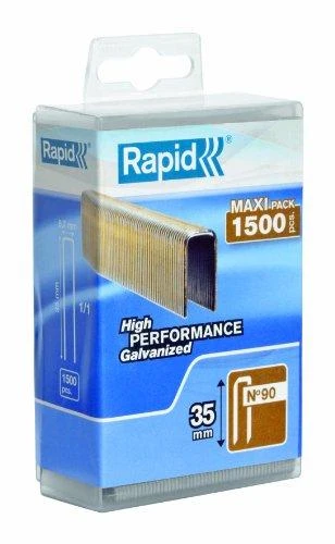 90/35mm 1.5M Kabės Rapid PP Box Tinka Rapid Airtac PBS 151 1500 vnt
