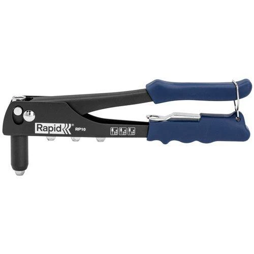 Kniediklis aliuminėms kniedėms 3,2-4,8mm Rapid RP10 + 100 kniedžių