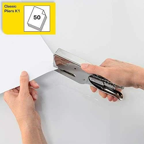 Chromuotas Rapid K1 segtuvas, naudojamas su popieriaus lapais