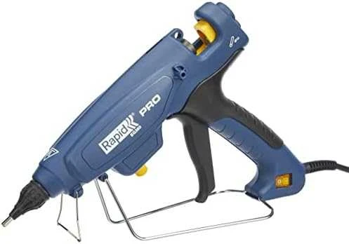 Rapid EG360 Industrinis klijų pistoletas intensyviam darbui. 300W. Klijų pralaidumas iki 1,8kg/h. Reguliuojama temperatūra. Greitas klijų įkaitinimas (mažiau nei 5 min.) Naudoja 12mm skersmens klijų lazdeles.