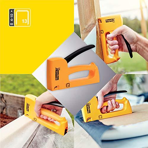 Esselte Kabių pistoletas R13E 4-10mm geltonas Nr 13 kabės HANDY, Rapid