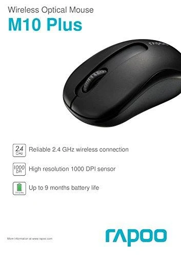 RAPOO Wireless Entry level 3 mygtukai Pelė M10+