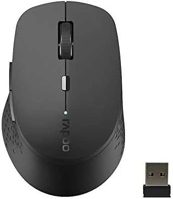 Pelė Rapoo M300 Bluetooth tamsiai pilka