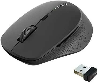 Pelė Rapoo M300 Bluetooth tamsiai pilka