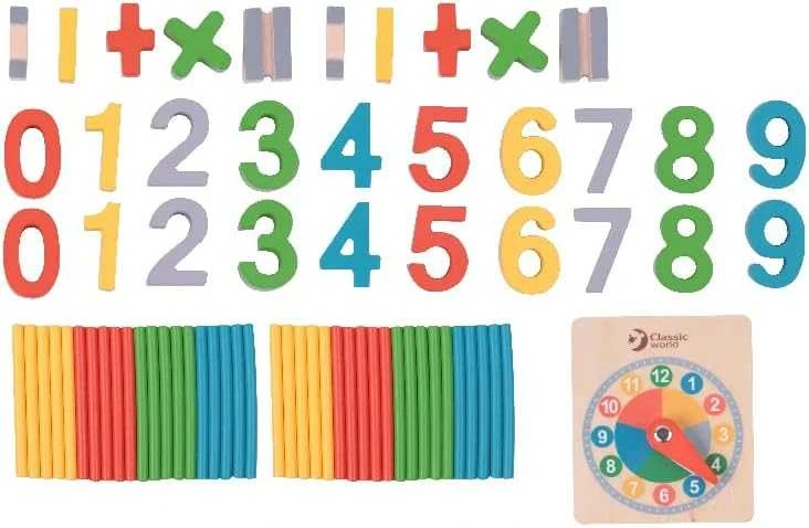 ClassicWorld Klasikinio pasaulio matematinių žaidimų numeriai Montessori 67 EL.