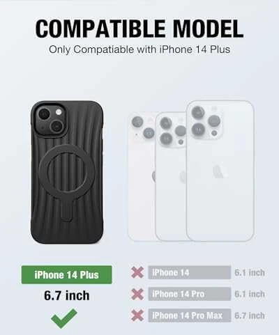 Raptic X-Doria Clutch Apple iPhone 14 Plus dėklas telefonui juodos spalvos