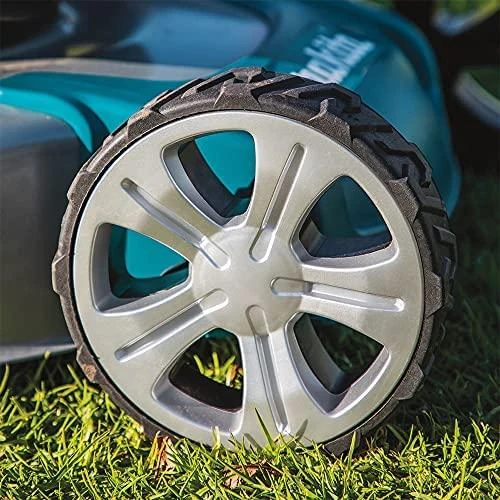 Makita akumuliatorinė vejapjovė DLM460Z 2x18 V, 46 cm, 3 viename (pjovimas / surinkimas / mulčiavimas), plieno korpusas, be akumuliatoriaus ir kroviklio