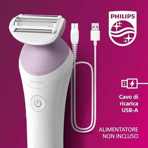 Philips Lady Shaver Series 6000 Belaidis skustuvas drėgnam ir sausam skutimui BRL136/00