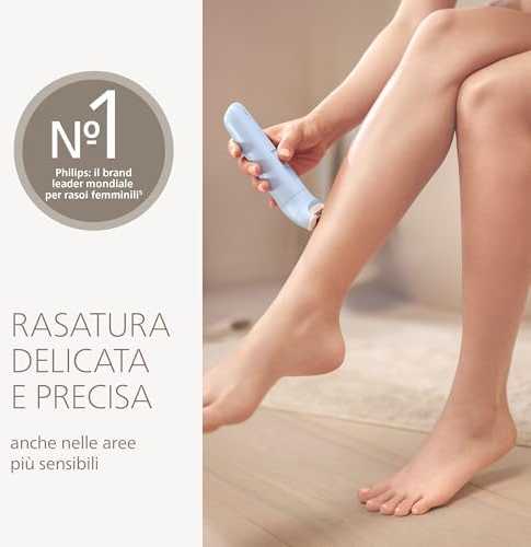 Philips Lady Shaver Series 6000 Belaidis skustuvas drėgnam ir sausam skutimui BRL136/00